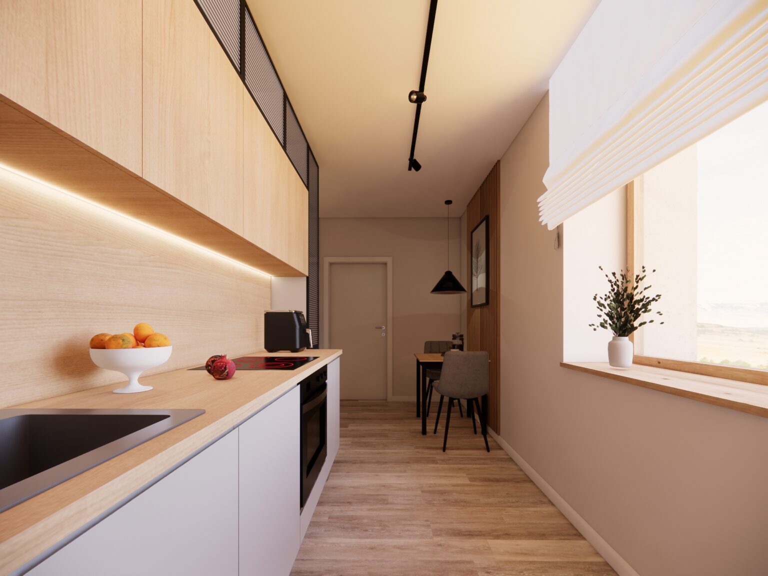 Návrh moderní kuchyně z IKEA: inspirace v přírodních tónech – Návrhy ...